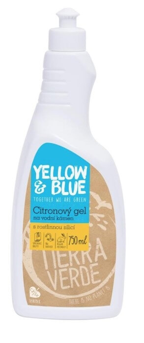 Zobrazit detail výrobku Yellow & Blue Citronový gelový čistič na úklid koupelen (skvěle rozpouští vodní kámen) 750 ml + 2 měsíce na vrácení zboží