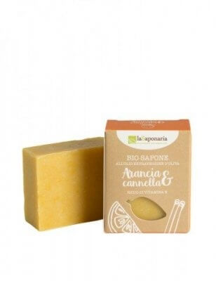 Zobrazit detail výrobku laSaponaria Tuhé olivové mýdlo BIO 100 g Pomeranč - skořice + 2 měsíce na vrácení zboží