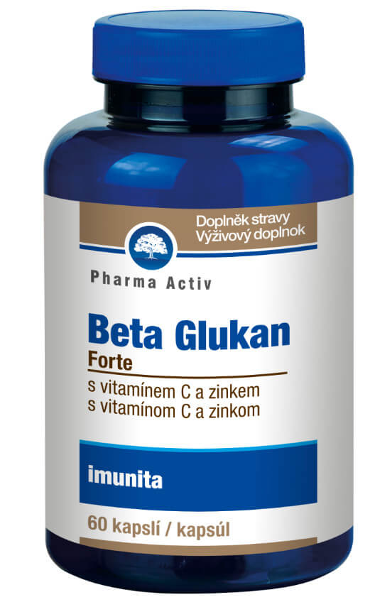 Zobrazit detail výrobku Pharma Activ Beta Glukan Forte, 60 kapslí + 2 měsíce na vrácení zboží