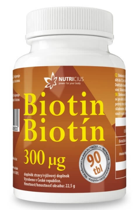 Nutricius Biotin 300 mcg 90 tablet