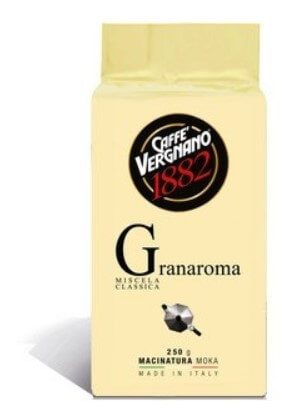 CASA DEL CAFE VERGNANO Káva mletá Vergnano Granaroma 250 g vacuum