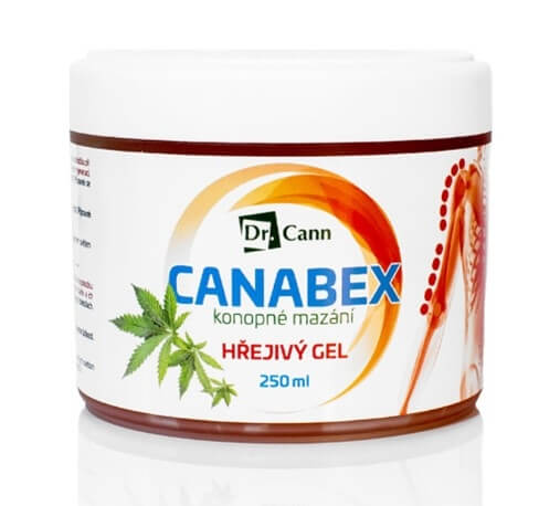 Dr Cann CANABEX™ Konopné mazání - hřejivý gel 250 ml