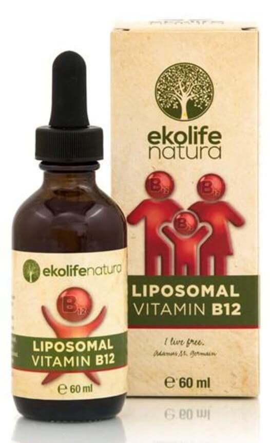 Zobrazit detail výrobku Ekolife Natura Liposomal Vitamin B12 60 ml + 2 měsíce na vrácení zboží