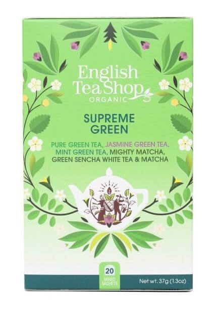 Zobrazit detail výrobku English Tea Shop MIX vrcholně zelených čajů, BIO 20 sáčků