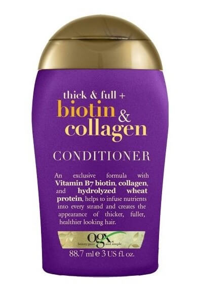 Zobrazit detail výrobku OGX Kondicioner pro husté a plné vlasy biotin-kolagen 88 ml mini + 2 měsíce na vrácení zboží
