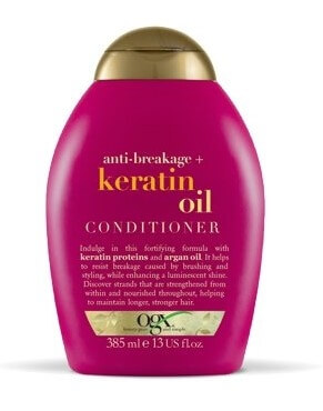 Zobrazit detail výrobku OGX Kondicioner proti lámání vlasů keratinový olej 385 ml + 2 měsíce na vrácení zboží