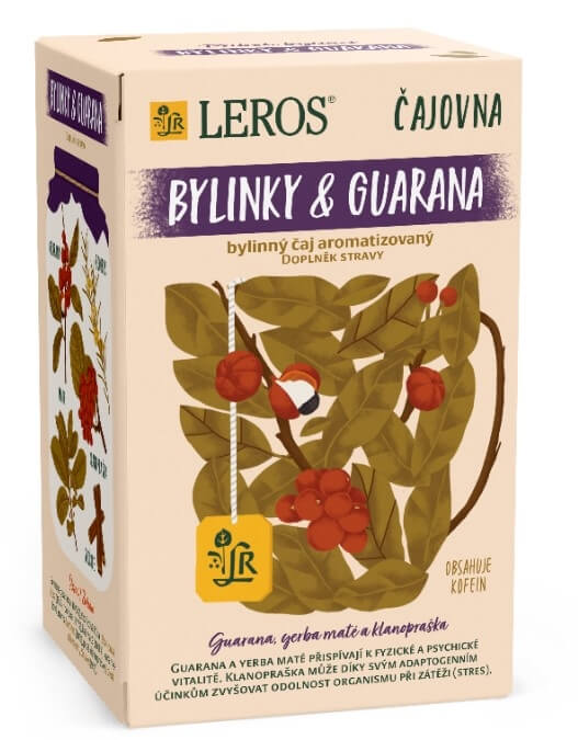 Zobrazit detail výrobku LEROS Čajovna Bylinky a Guarana 20 x 2 g + 2 měsíce na vrácení zboží