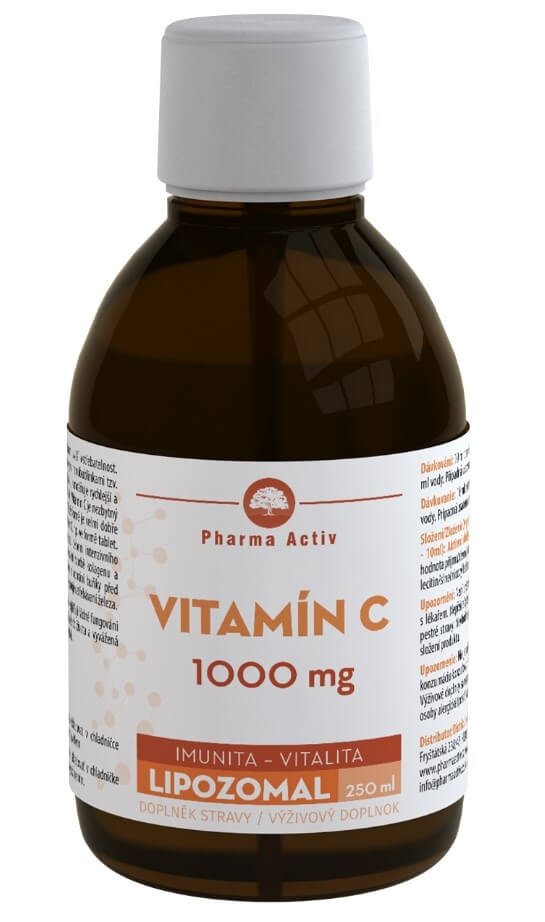 Zobrazit detail výrobku Pharma Activ LIPOZOMAL Vitamín C 1000 mg 250 ml + 2 měsíce na vrácení zboží