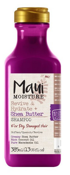 MAUI MAUI oživující šampon + Shea Butter pro zničené vlasy 385 ml