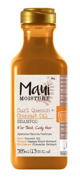 Zobrazit detail výrobku MAUI MAUI šampon pro husté kudrnaté vlasy s kokosovým olejem 385 ml + 2 měsíce na vrácení zboží