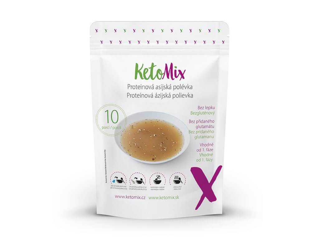 Zobrazit detail výrobku KetoMix Proteinová asijská polévka (10 porcí) + 2 měsíce na vrácení zboží