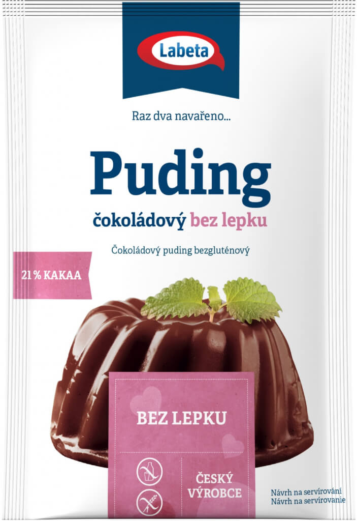 Zobrazit detail výrobku LABETA A.S. Puding čokoládový bez lepku 45 g