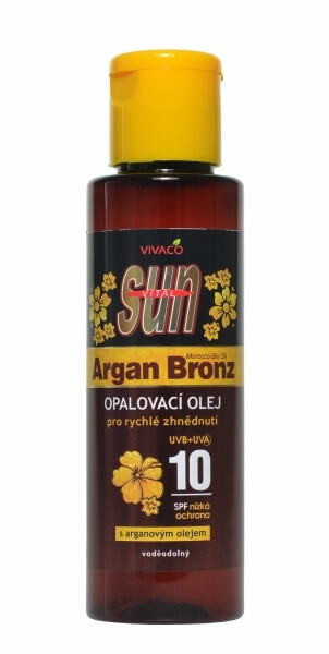 Vivaco Arganový opalovací olej OF 10 100 ml