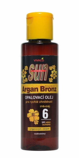 Vivaco Arganový opalovací olej OF 6 100 ml