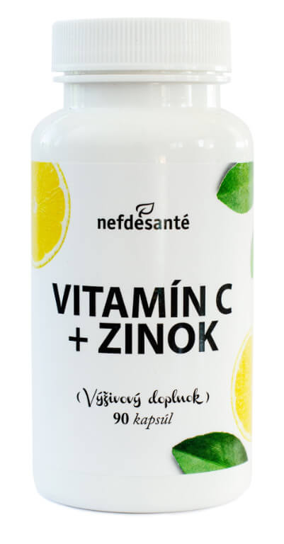 Zobrazit detail výrobku Nef de Santé Vitamín C + Zinek 90 kapslí