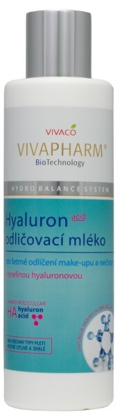 Vivaco Hyaluronové odličovací mléko 200 ml
