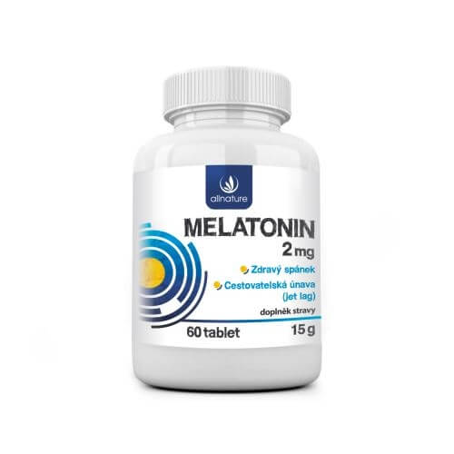 Zobrazit detail výrobku Allnature Melatonin 2 mg 60 tablet + 2 měsíce na vrácení zboží