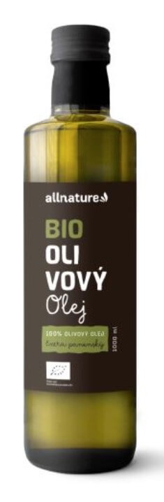 Zobrazit detail výrobku Allnature BIO extra panenský Olivový olej 1000 ml + 2 měsíce na vrácení zboží
