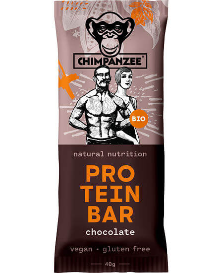 Zobrazit detail výrobku Chimpanzee Bio protein bar Chocolate 40 g + 2 měsíce na vrácení zboží