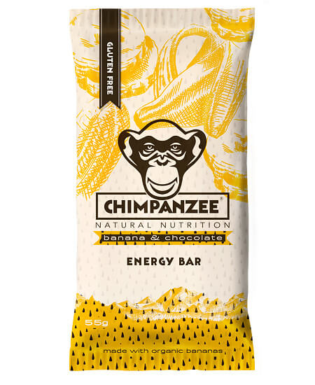 Zobrazit detail výrobku Chimpanzee Energy bar Banana Chocolate 55 g + 2 měsíce na vrácení zboží