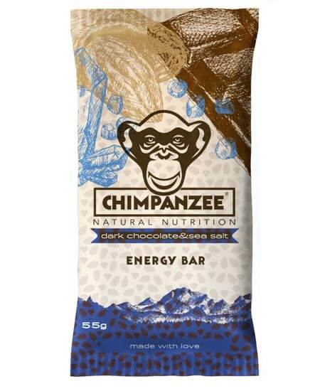Chimpanzee Energy Bar Dark Chocolate - Sea Salt 55 g