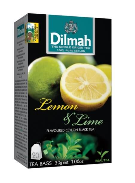 Dilmah Čaj černý, Citron, Limetka 20 ks