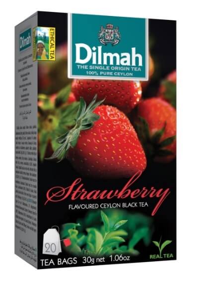 Zobrazit detail výrobku Dilmah Čaj černý, Jahoda 20 ks + 2 měsíce na vrácení zboží