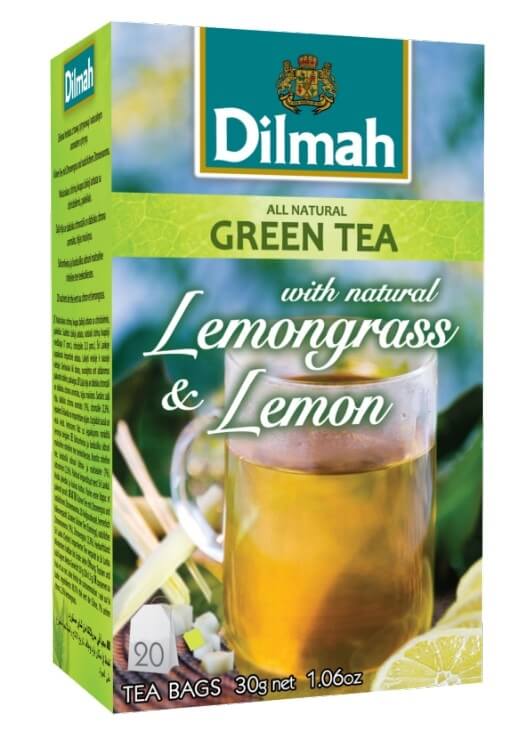 Dilmah Čaj zelený Citrónová tráva, Citron 20 ks