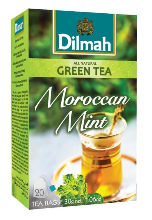 Zobrazit detail výrobku Dilmah Čaj zelený Marocká máta 20 ks + 2 měsíce na vrácení zboží