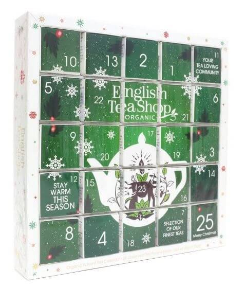 Zobrazit detail výrobku English Tea Shop Adventní kalendář Puzzle zelený BIO 25 pyramidek