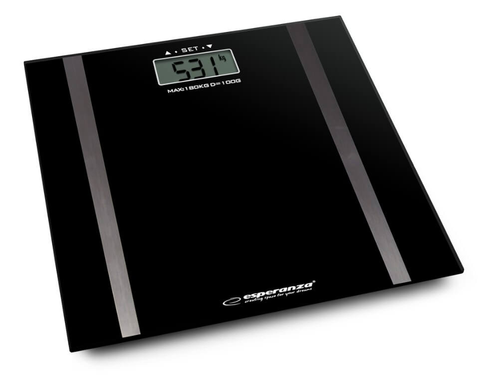 Zobrazit detail výrobku Esperanza Osobní elektronická váha s měřením tuku Samba - černá + 2 měsíce na vrácení zboží