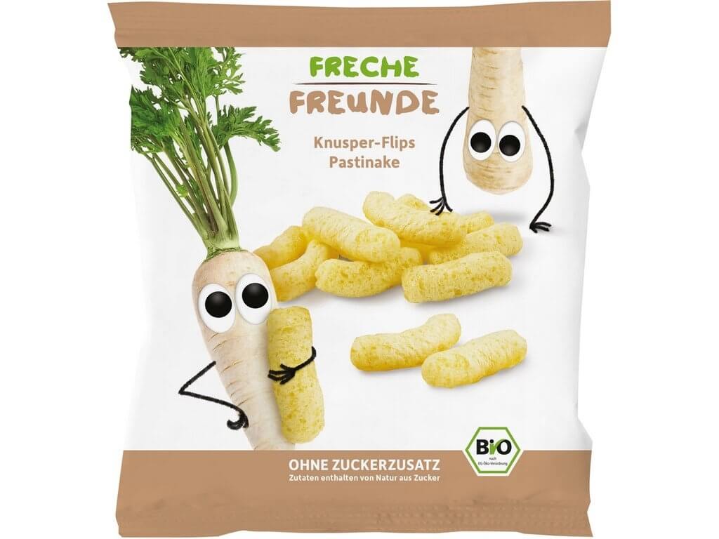 Zobrazit detail výrobku Freche Freunde BIO Křupky - Pastinák 20 g + 2 měsíce na vrácení zboží