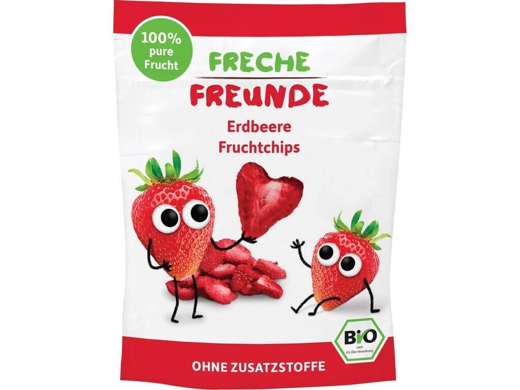 Zobrazit detail výrobku Freche Freunde BIO Ovocné chipsy - 100% Jahoda 12 g + 2 měsíce na vrácení zboží