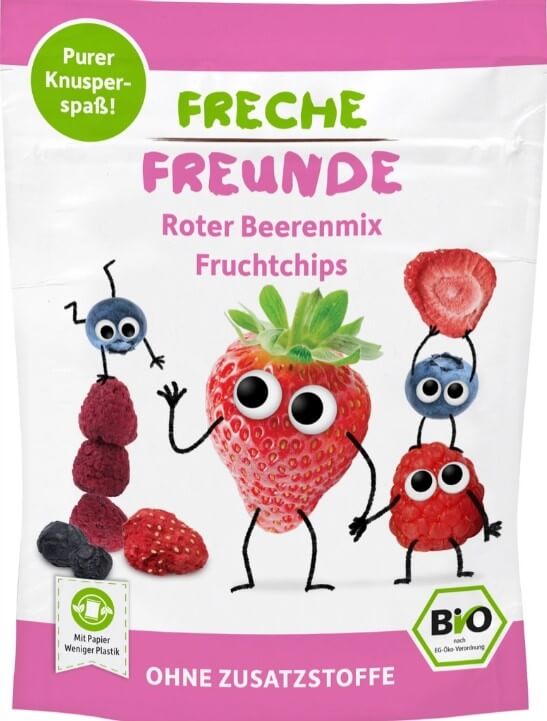 Zobrazit detail výrobku Freche Freunde BIO Ovocné chipsy - 100% Lesní plody 10 g + 2 měsíce na vrácení zboží