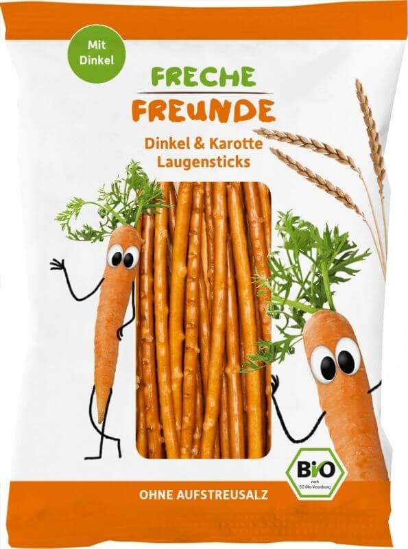 Zobrazit detail výrobku Freche Freunde BIO Špaldové tyčinky s mrkví 75 g + 2 měsíce na vrácení zboží