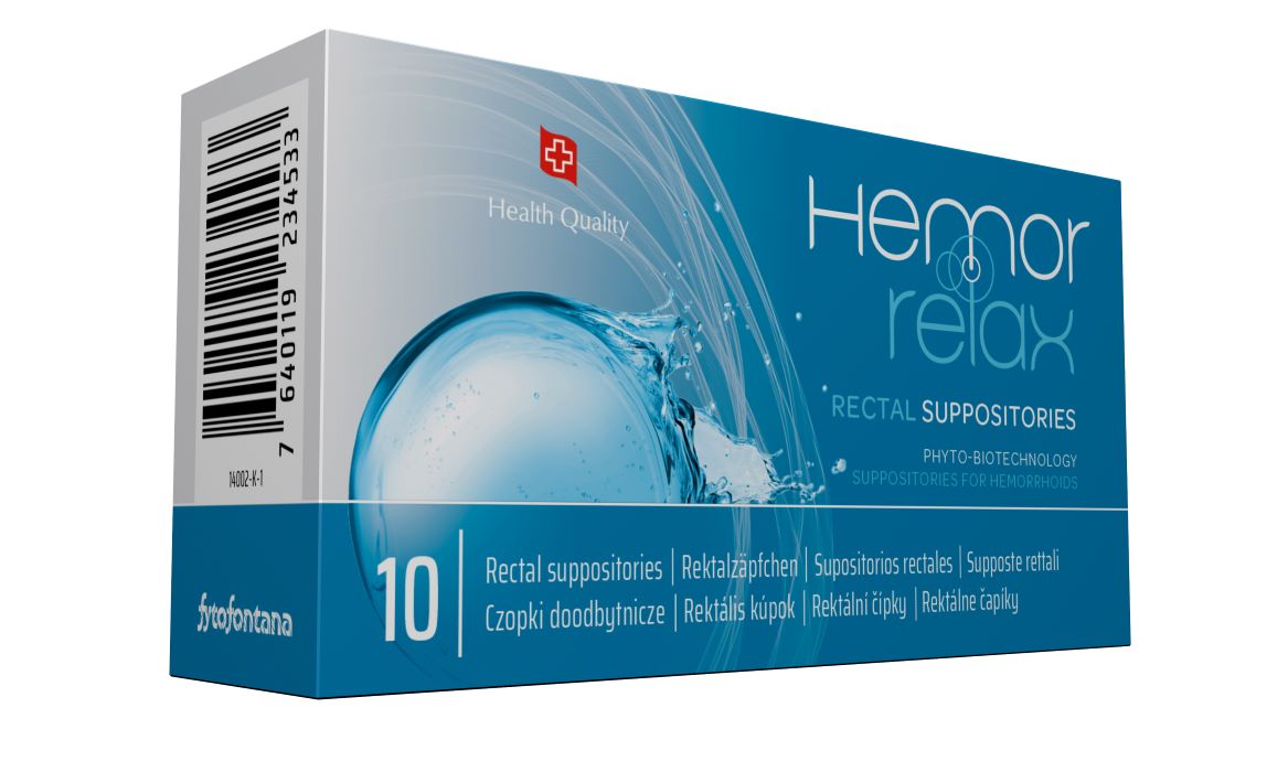 Zobrazit detail výrobku Fytofontana Hemorrelax rektální čípky 10 ks + 2 měsíce na vrácení zboží