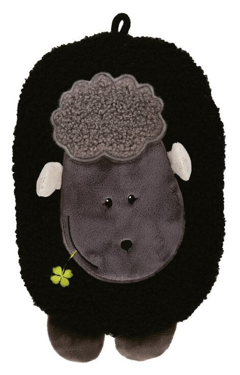 Hugo-Frosch Dětský termofor Eco Junior Comfort s motivem ovečky - černá