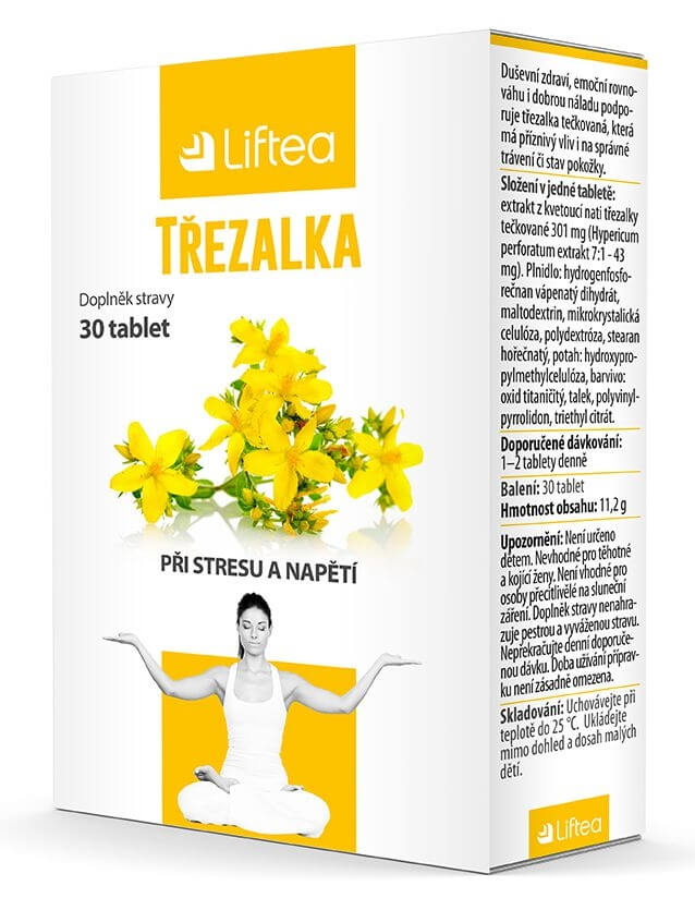 Zobrazit detail výrobku Liftea Třezalka 30 tablet + 2 měsíce na vrácení zboží