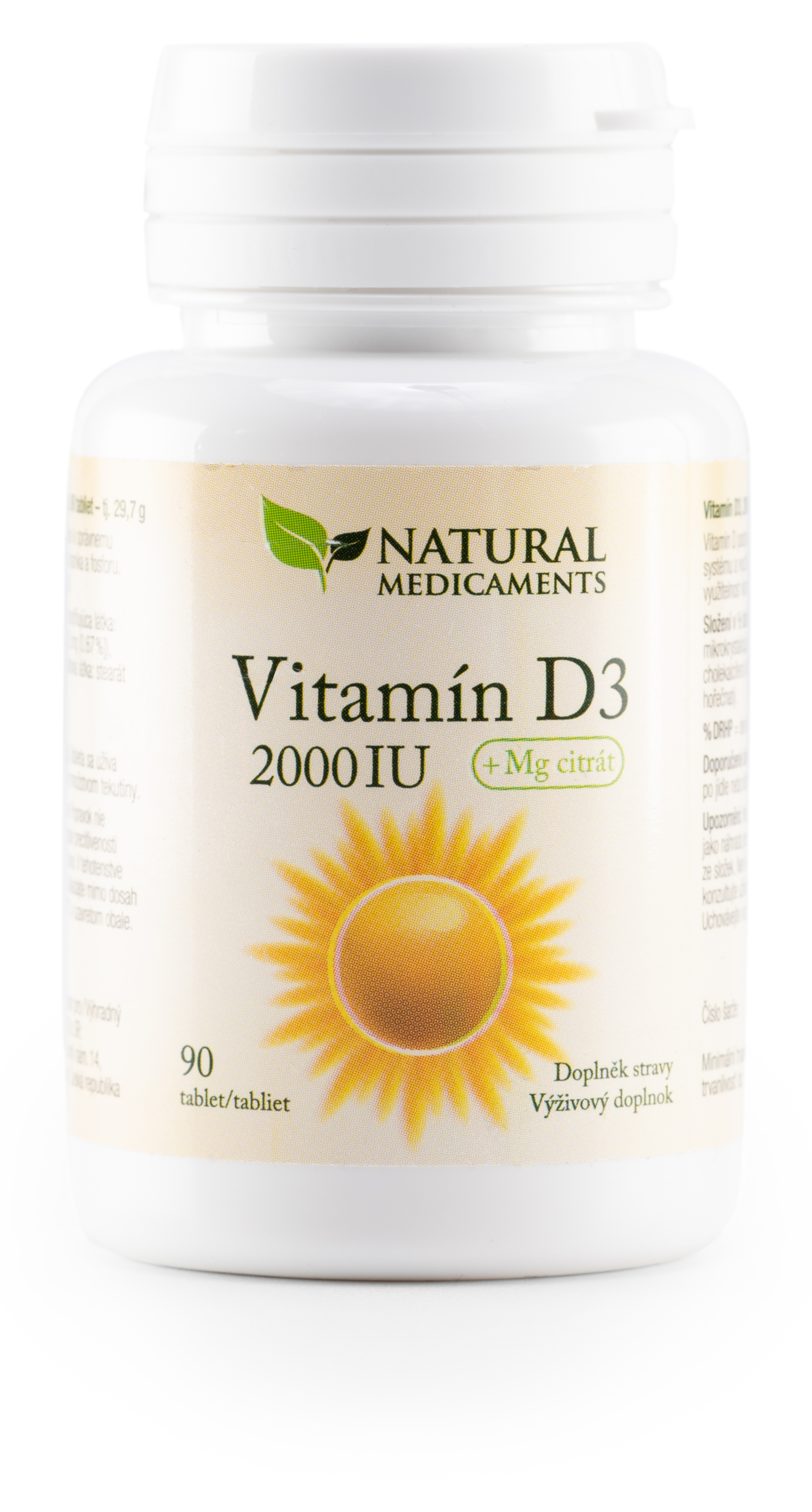 Zobrazit detail výrobku Natural Medicaments Vitamín D3 2000 IU 90 tablet