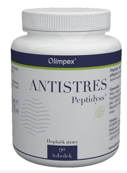 Zobrazit detail výrobku Olimpex s. r. o. ANTISTRES Peptidyss® 90 tobolek + 2 měsíce na vrácení zboží