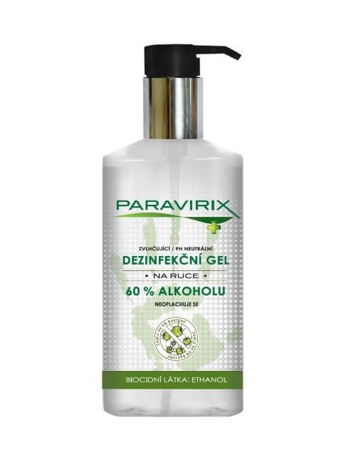 Zobrazit detail výrobku Paravirix Dezinfekční gel na ruce 300 ml + 2 měsíce na vrácení zboží