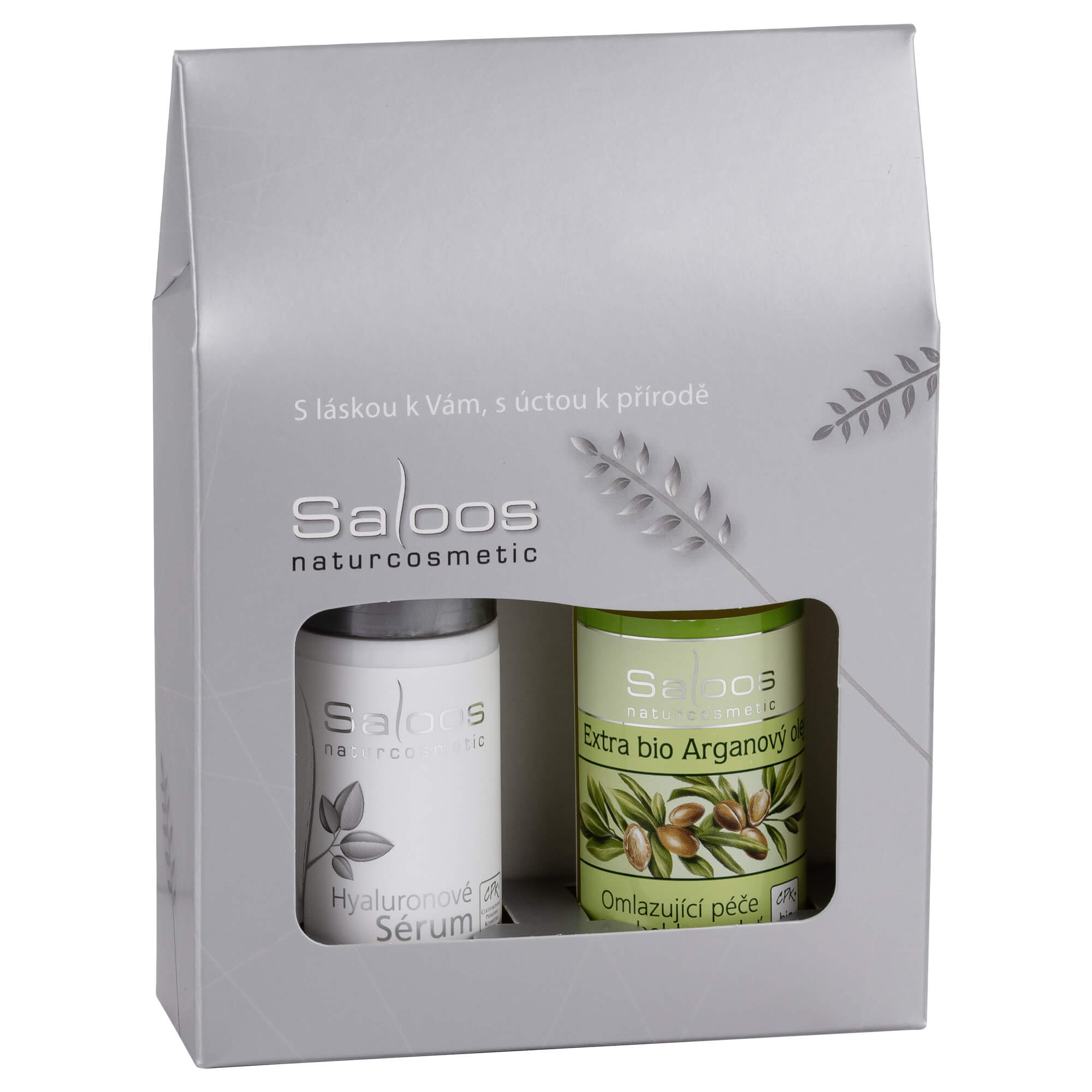 Zobrazit detail výrobku Saloos Dárkový balíček Argan & Hyaluronové sérum + 2 měsíce na vrácení zboží