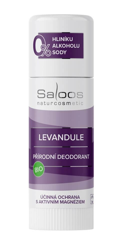 Zobrazit detail výrobku Saloos Bio přírodní deodorant Levandule 50 ml + 2 měsíce na vrácení zboží