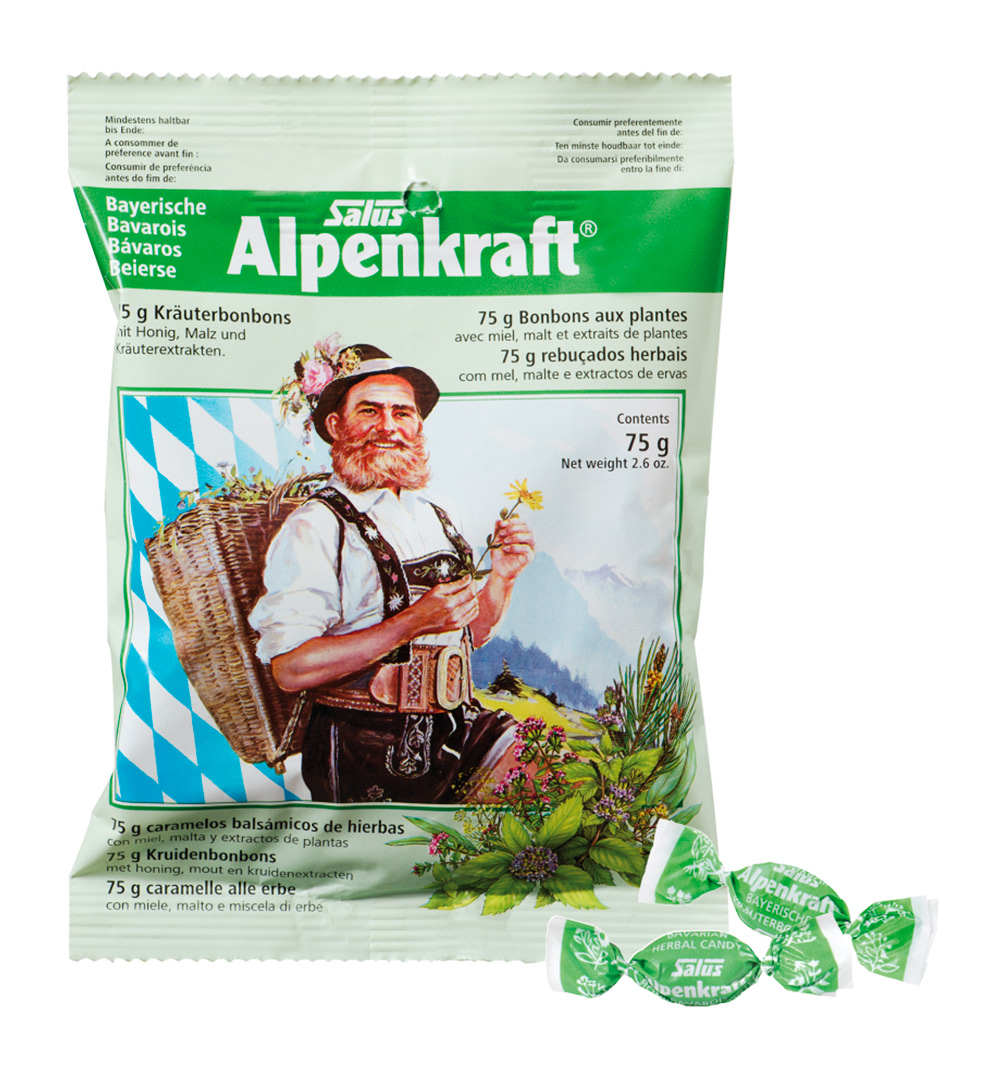 Zobrazit detail výrobku Salus Alpenkraft - Bylinné bonbony 75 g