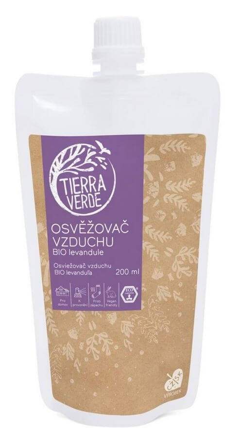 Zobrazit detail výrobku Tierra Verde Osvěžovač vzduchu – BIO levandule - náhradní náplň 200 ml + 2 měsíce na vrácení zboží