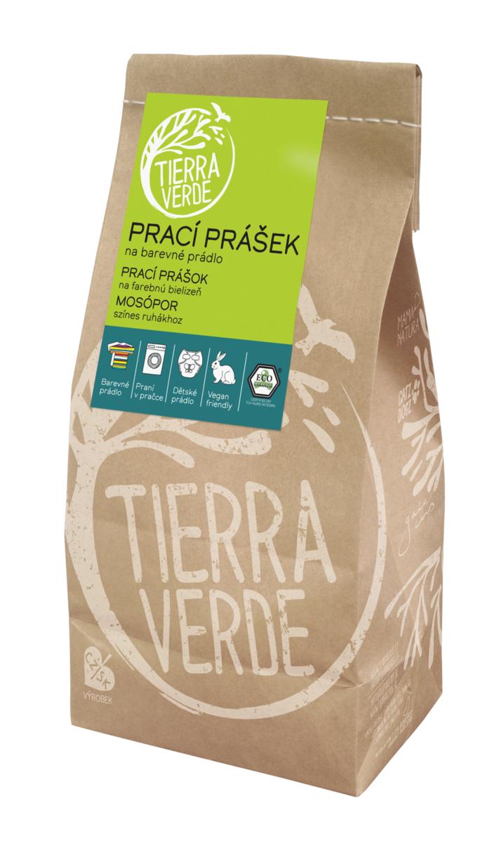 Zobrazit detail výrobku Tierra Verde Prací prášek na barevné prádlo Papírový sáček 850 g