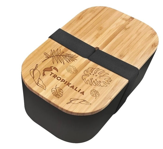 Zobrazit detail výrobku Tropikalia Lunch box ECO - Black s oddělovačem