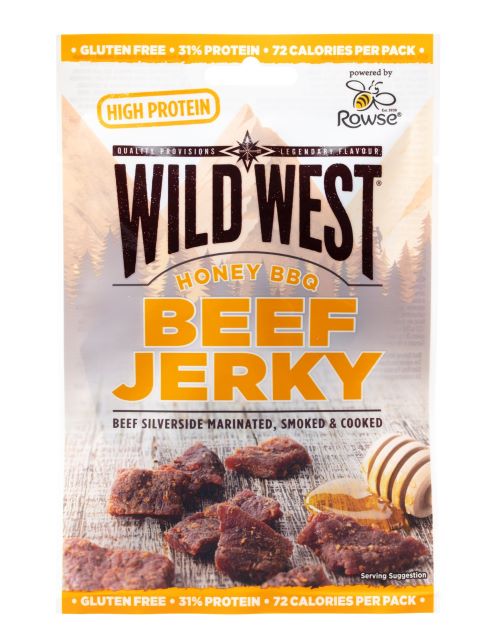 Zobrazit detail výrobku Wild West Beef Jerky Honey BBQ 25 g