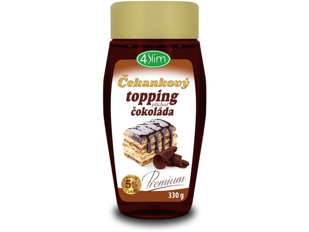 Zobrazit detail výrobku 4Slim Čekankový topping příchuť čokoláda 330 g