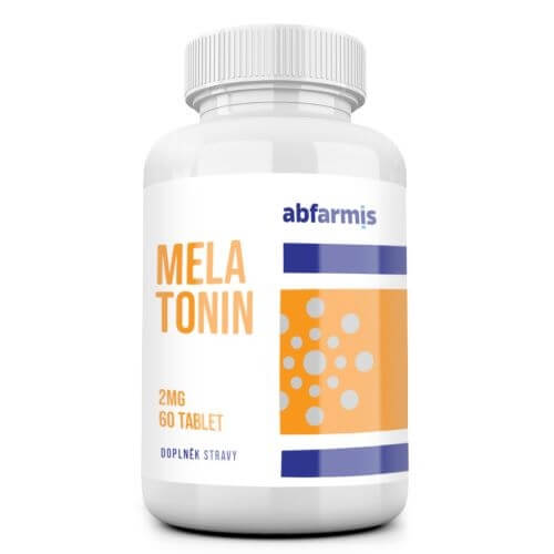 Zobrazit detail výrobku Abfarmis Melatonin 2 mg - 60 tablet + 2 měsíce na vrácení zboží